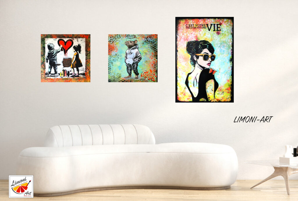 Kunstwerke im Interieur